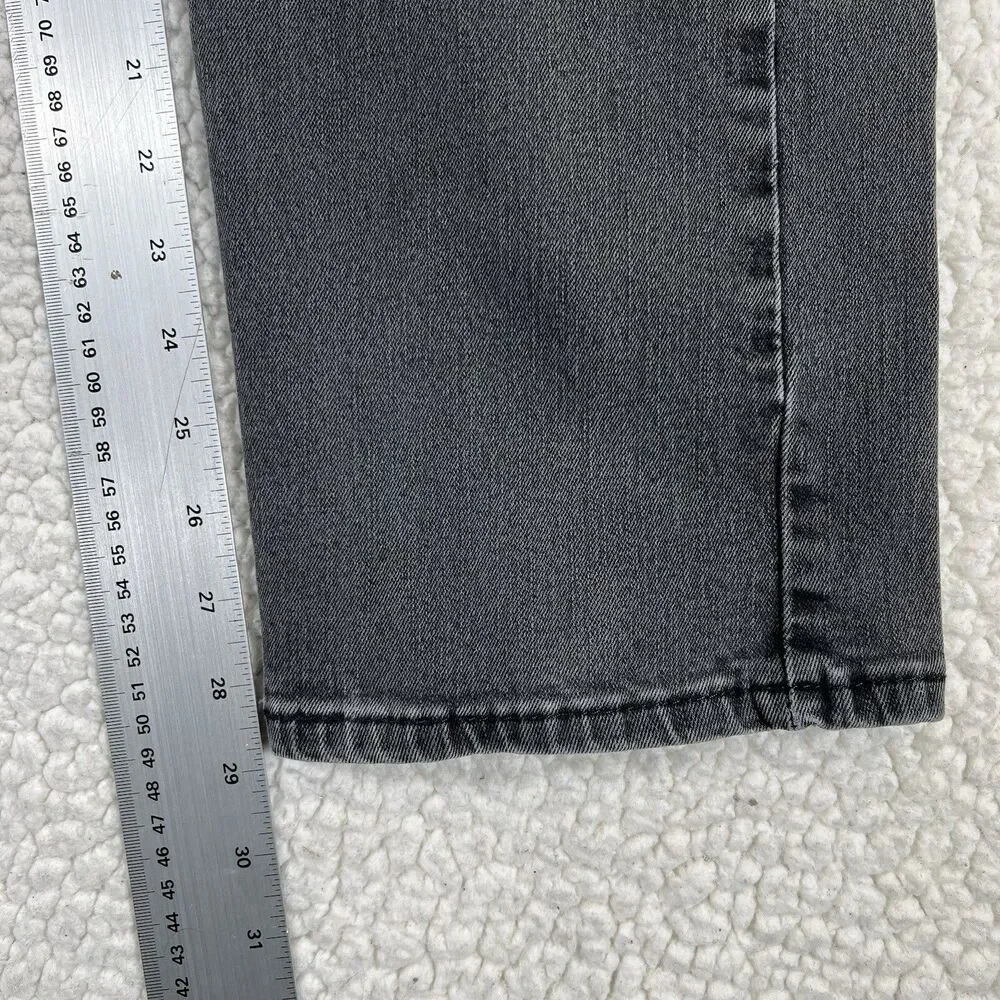 Levi’s 505 Jeans Men’s 36x29 (Actual 34x29) Black Faded Straight‎ Grunge Rock